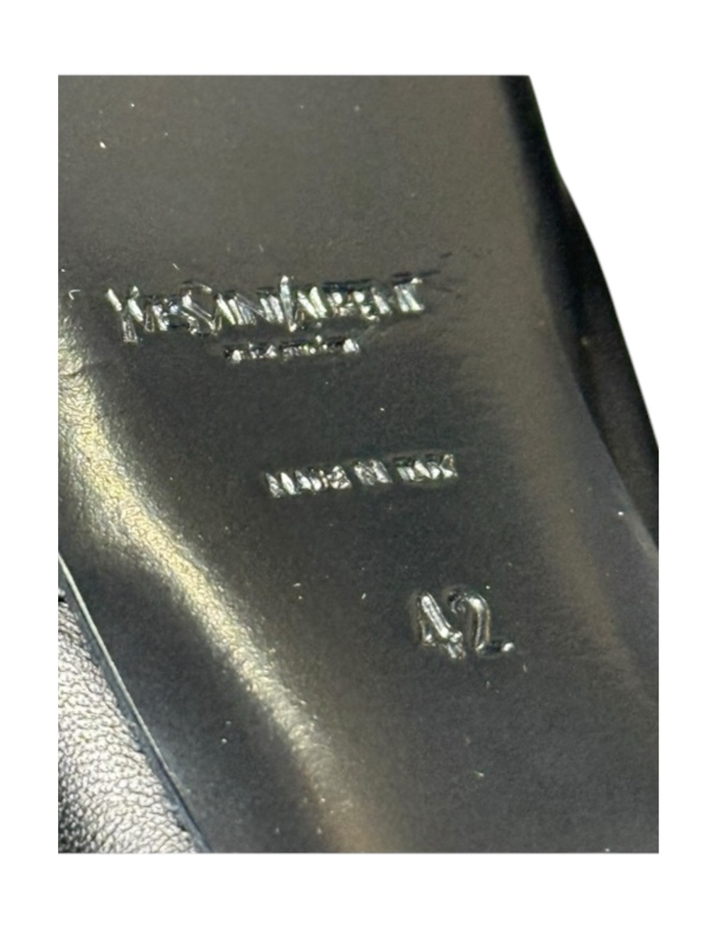 new Yves Saint Laurent ♔ Tribtoo 105 Platform Boots ♔ Black Leather Fur ♔ 11.5M - Picture 10 of 16